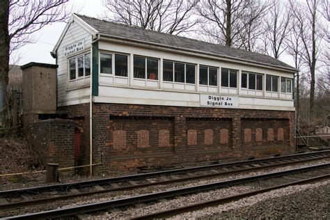 diggle junction signal box|diggle station.